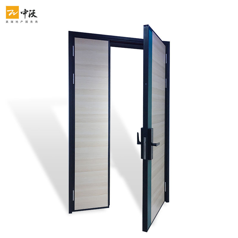 Steel and wooden fire doors