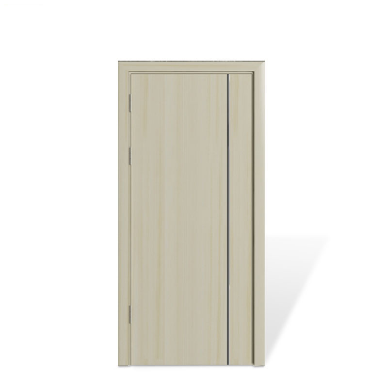 PVC wood veneer paint-free fire door