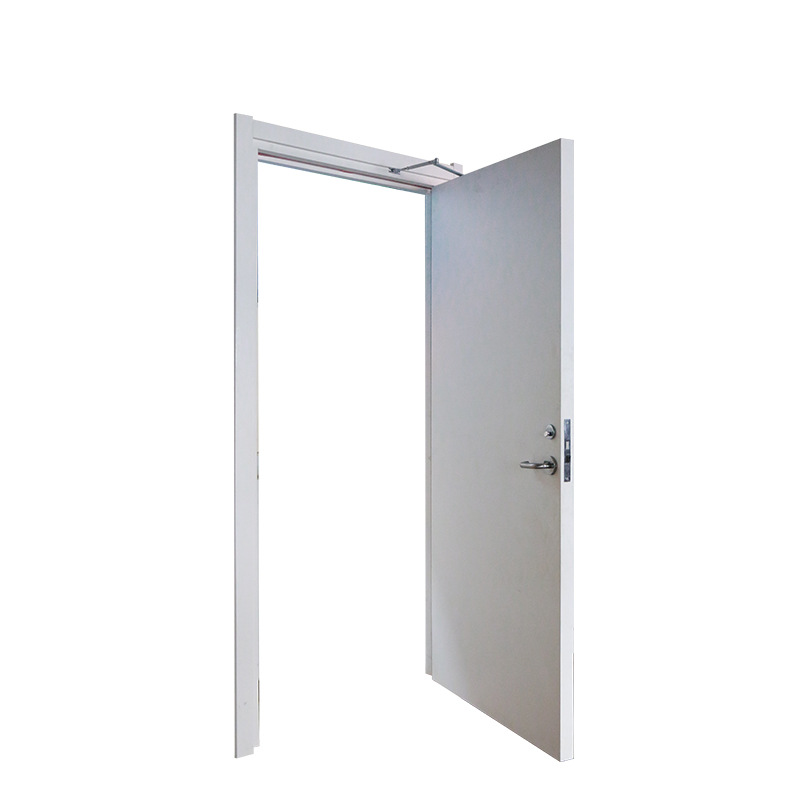 Engineering grade plastic sprayed wooden fireproof door