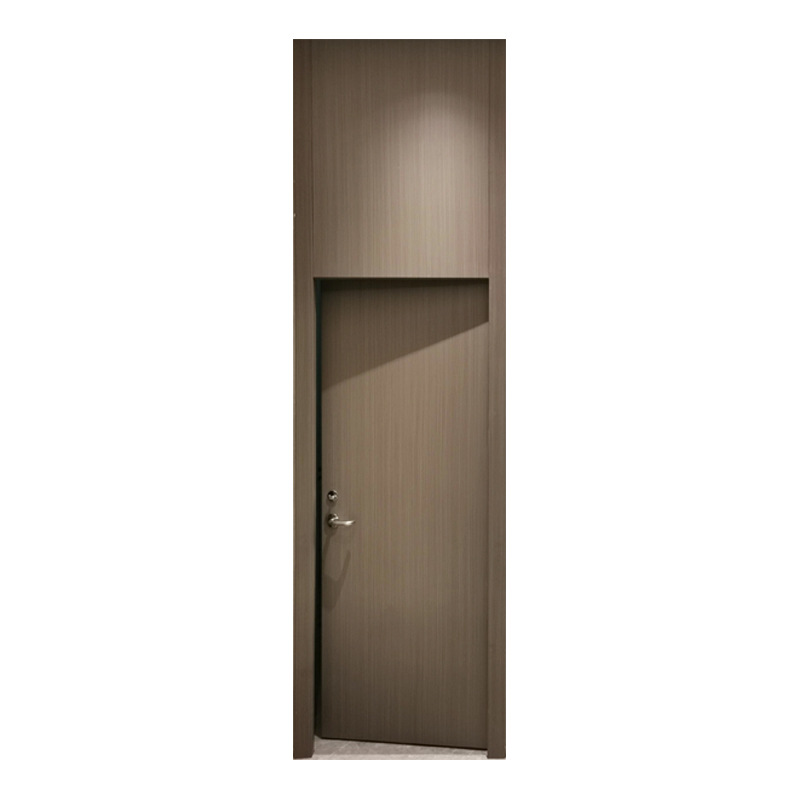 Storage room steel wood grain transfer heightened lintel fire door