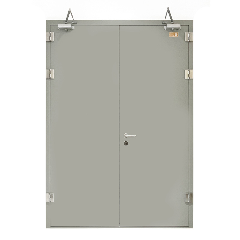 Steel soundproof fireproof door