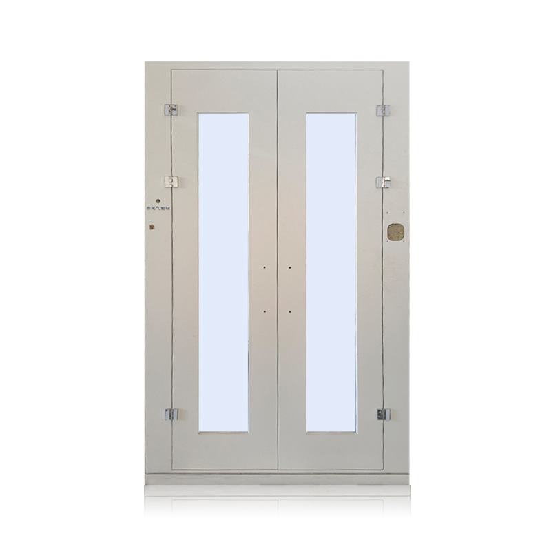 Fire safety double opening heat insulation energy storage fire door