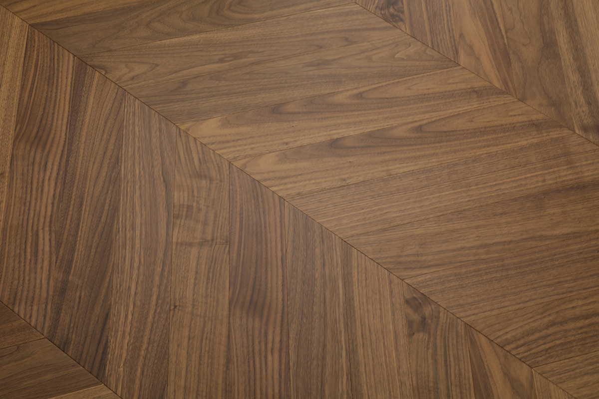 AYG5301 herringbone black walnut flat wood floor