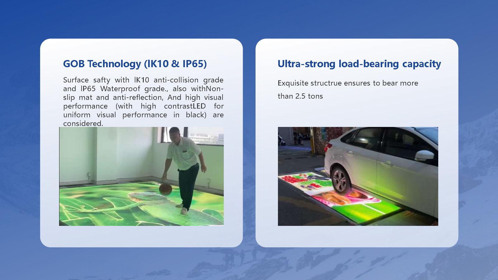 C1 Serise(LED Rolling Floor)