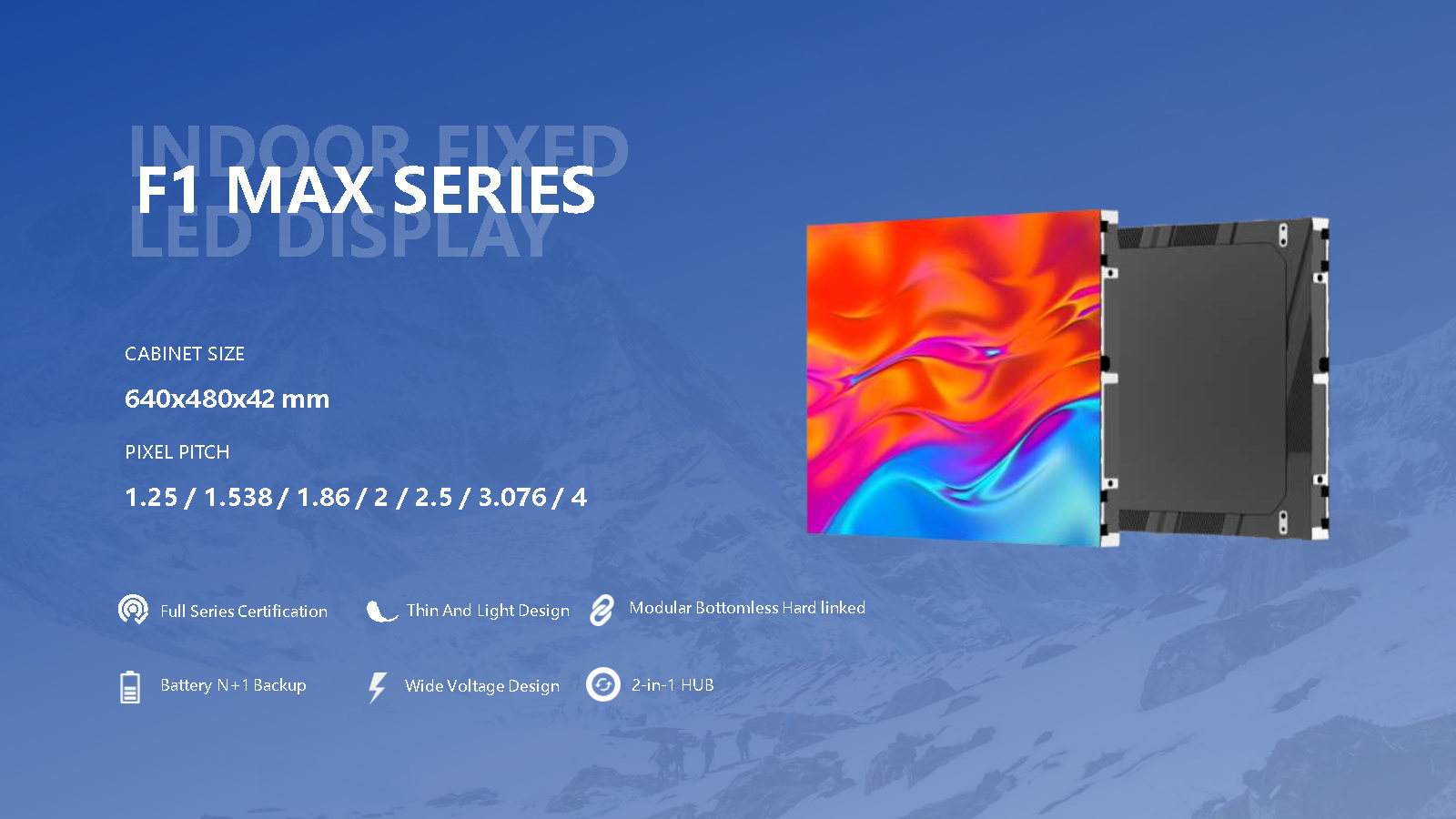 F1 Max Series Indoor LED display