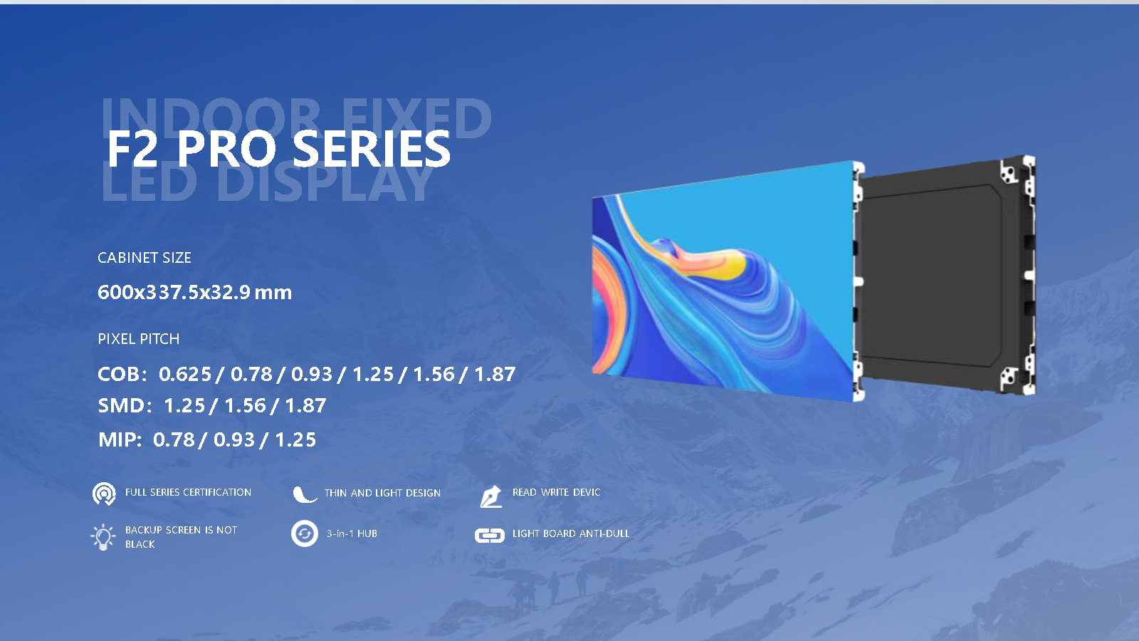 F2 Pro Series Indoor LED display