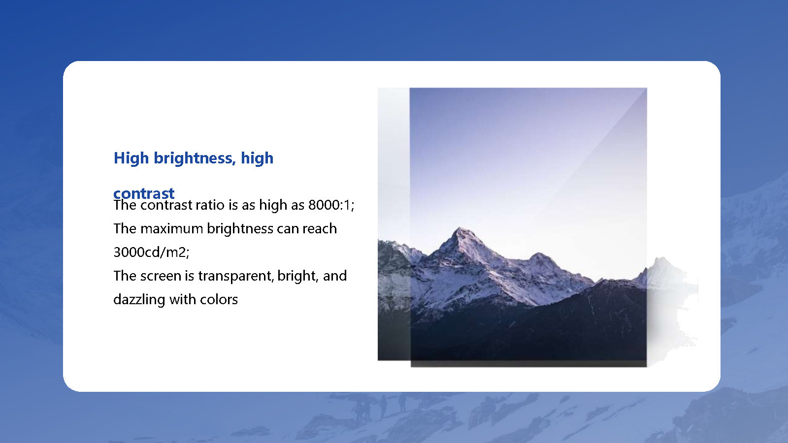 H1 Series(Holographic Screen)