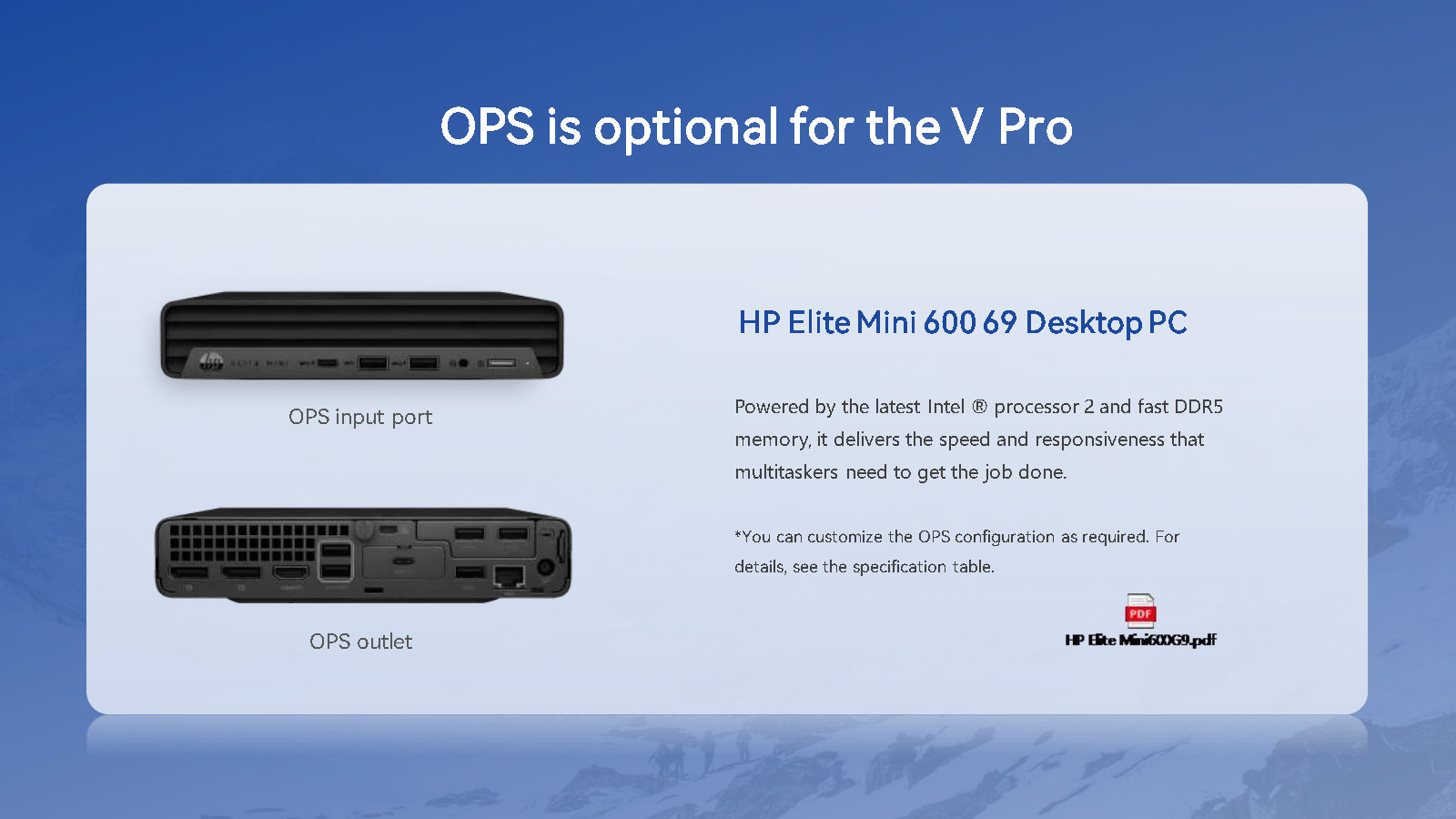 V-Pro Series All-in-one
