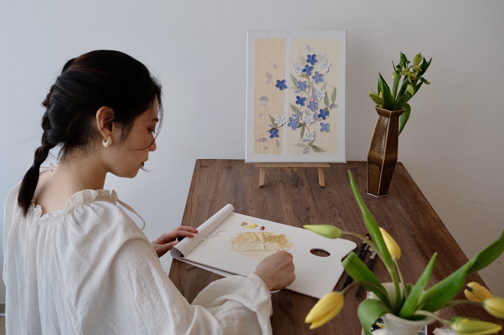 立體植物繪畫課