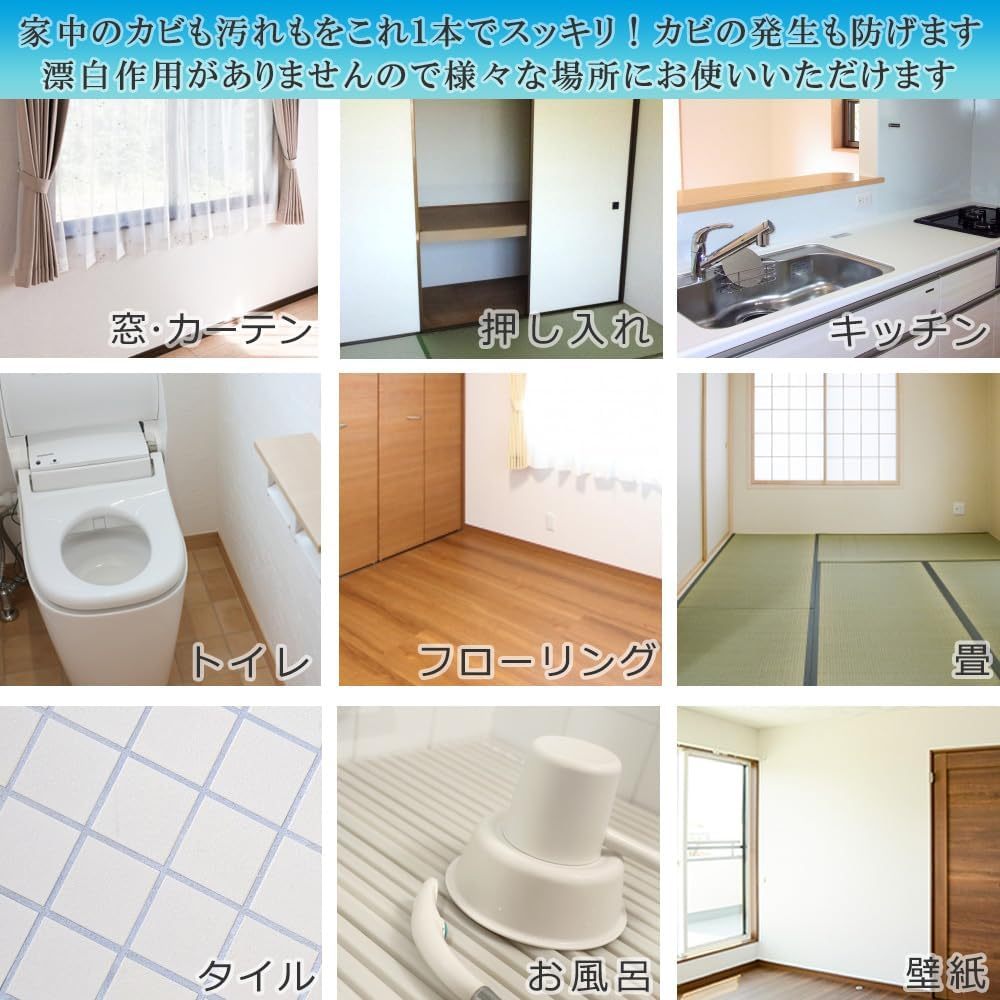 乳酸カビナイトNeoストロング　防カビプラス（ミントの香り）　500mLスプレー