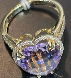 D11 Pur Heart Ring