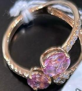 D4 Pinky Diamond Ring