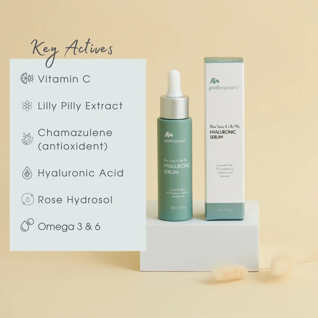 Blue Tansy and Lilli Pilli Hyaluronic Serum