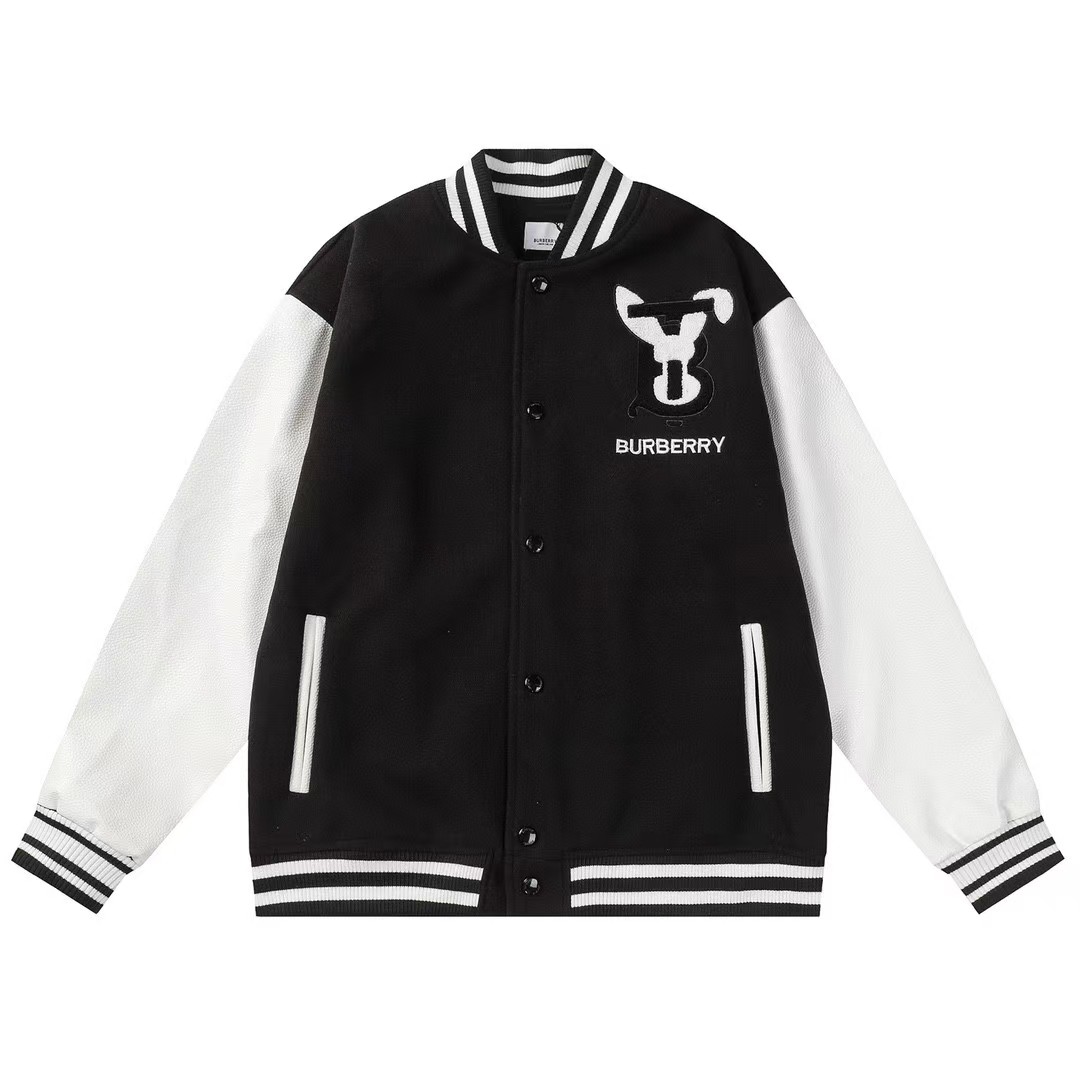 【BURBERRY旗艦店】（バーバリー）野球服のジャケット【男女兼用】