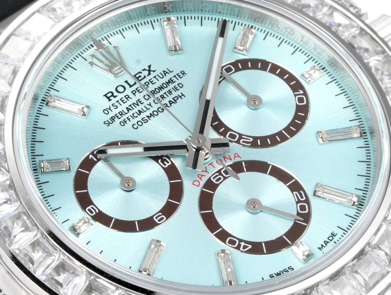 Rolex ロレックス 2025年新作 デイトナ 機械式腕時計 アイスブルー文字盤