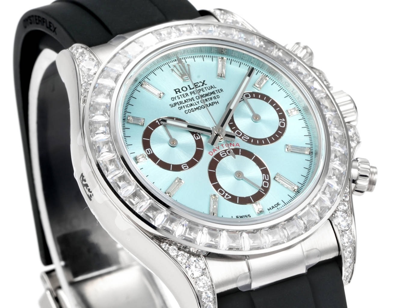Rolex ロレックス 2025年新作 デイトナ 機械式腕時計 アイスブルー文字盤