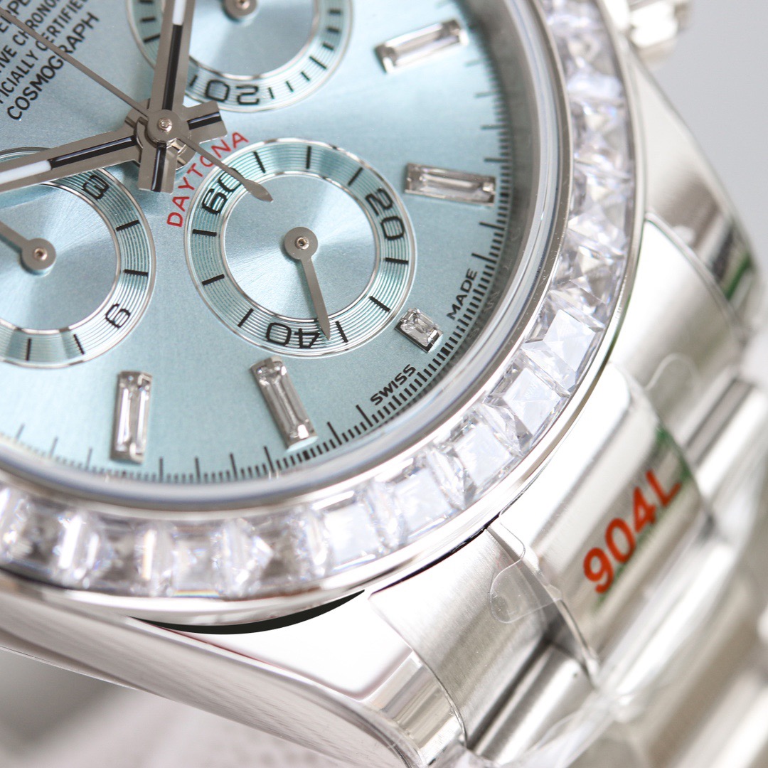 Rolex ロレックス 2025年新作 デイトナ 機械式腕時計 アイスブルー文字盤