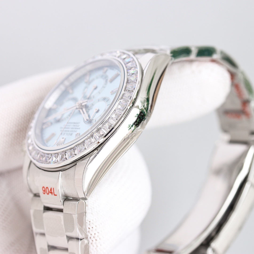 Rolex ロレックス 2025年新作 デイトナ 機械式腕時計 アイスブルー文字盤