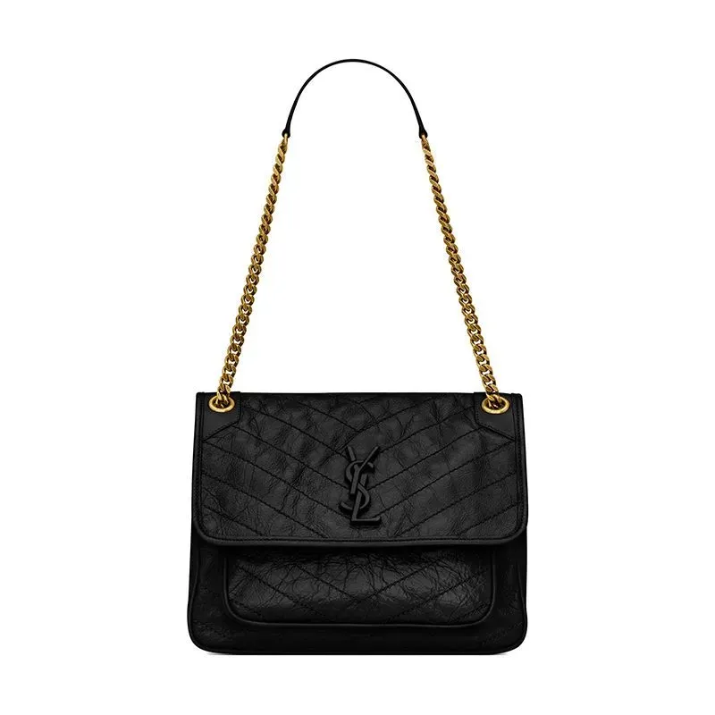 Saint Laurent なし☆モノグラム エンベロープ チェーンウォレット