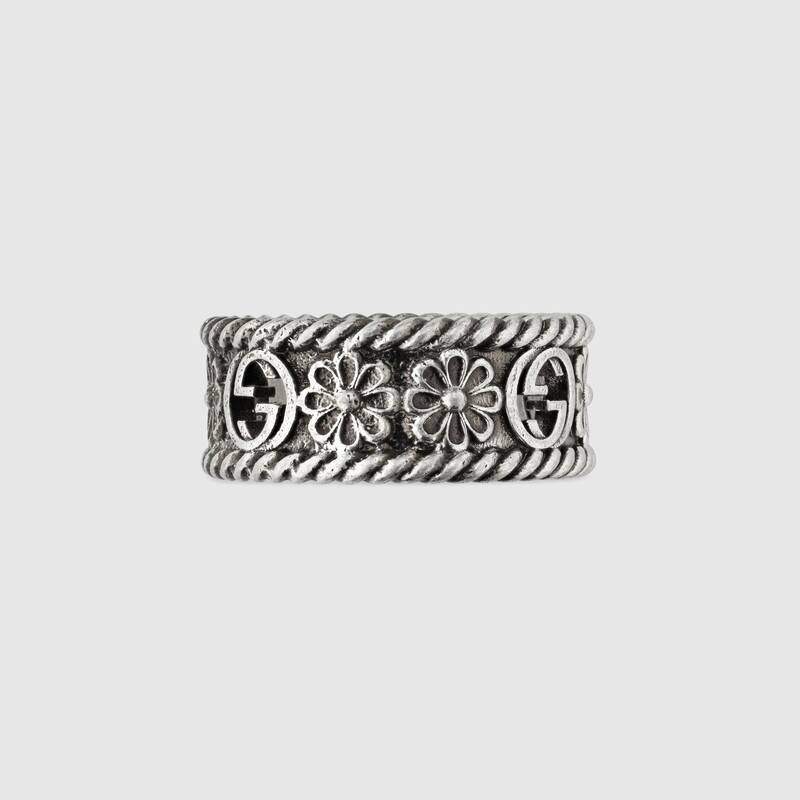 GUCCI インターロッキングG シルバーリング