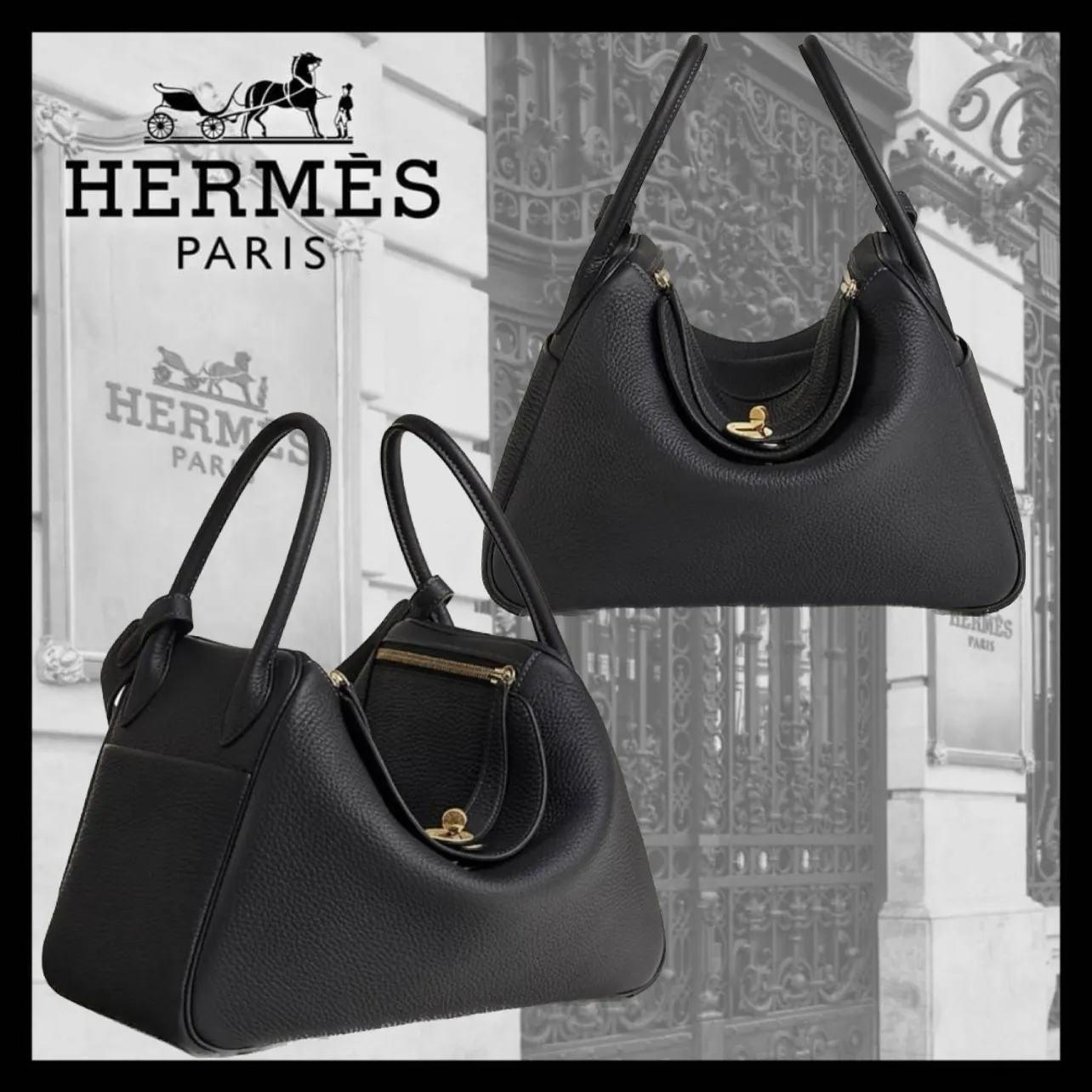 HERMES☆LINDY 30バッグ
