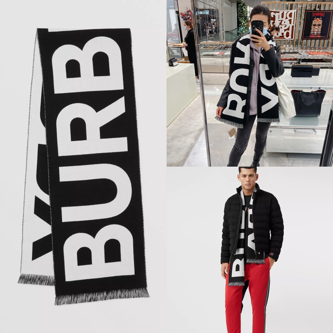 【BURBERRY】（バーバリー）カシミヤスカーフ