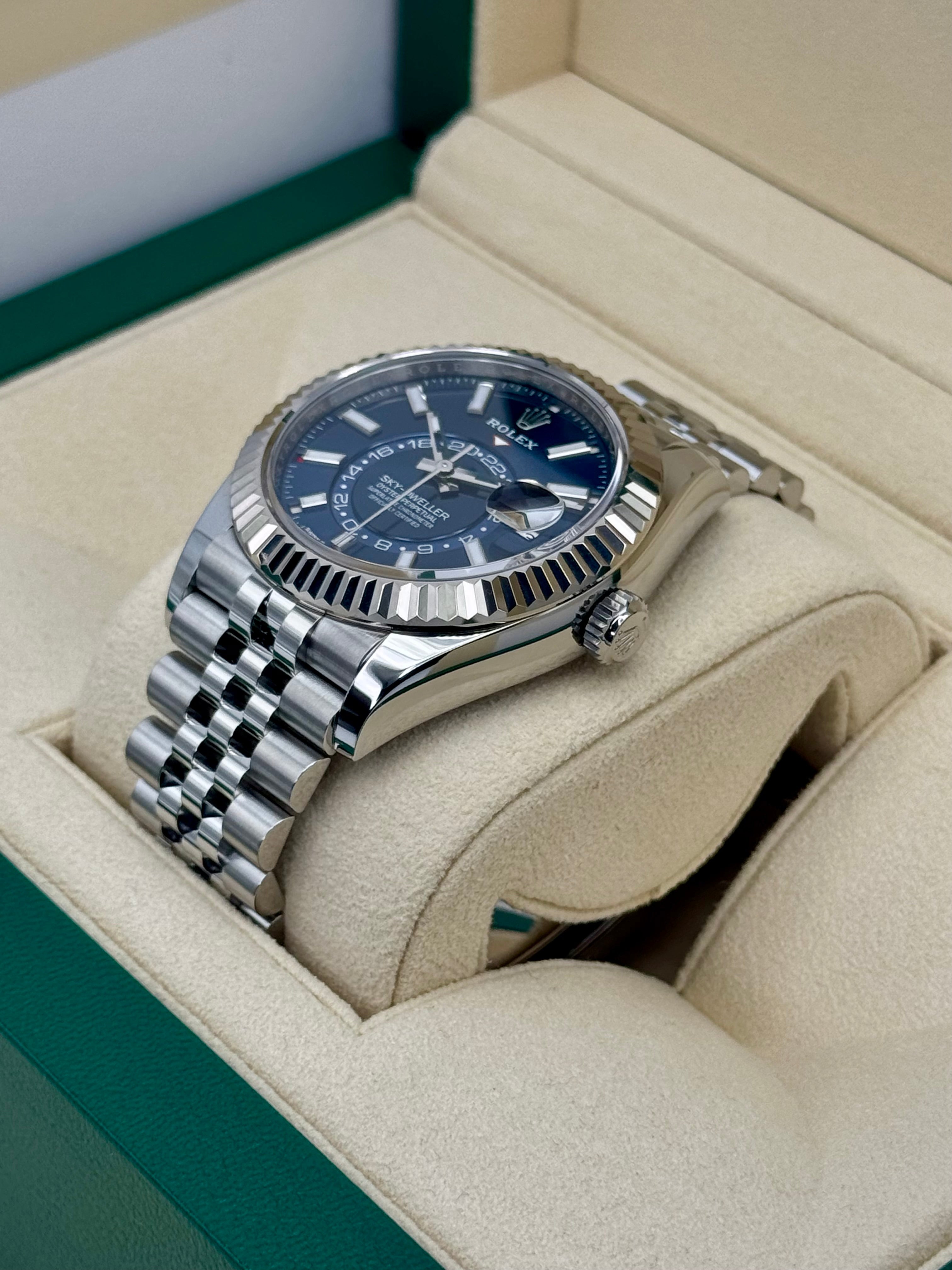 NEW 2024 ロレックス スカイドゥエラー 42mm 336934 ジュビリーブルーダイヤル