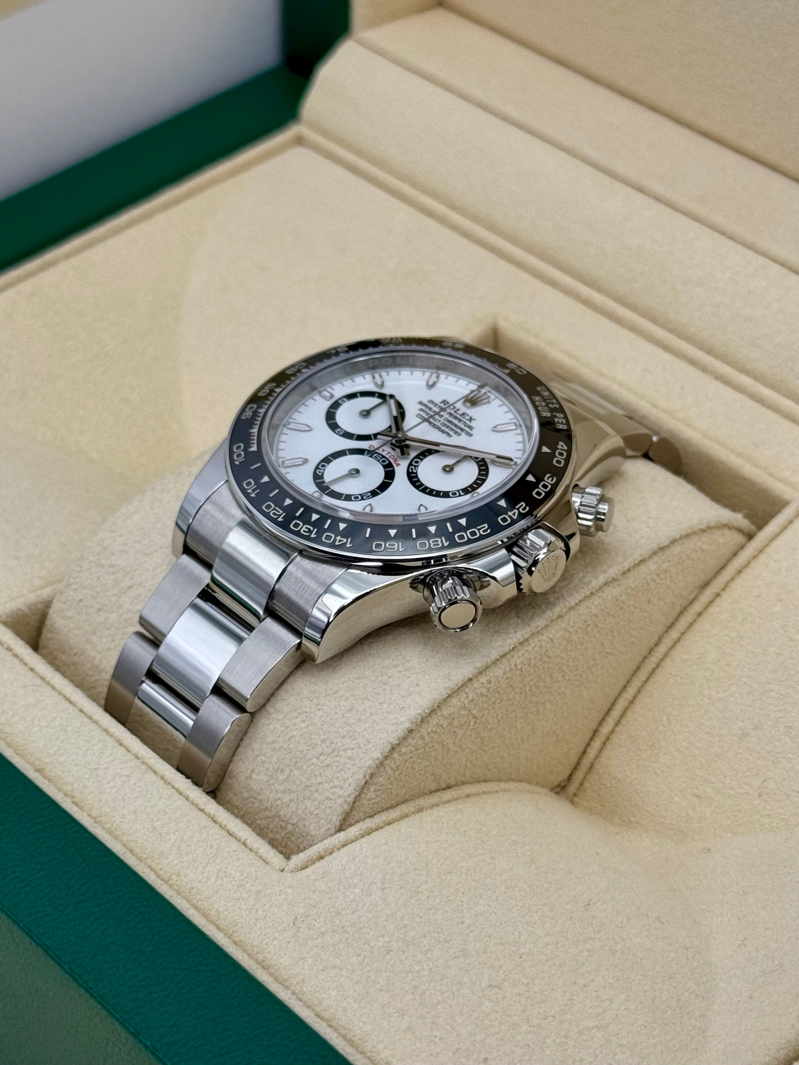 NEW 2025 ロレックス デイトナ 40mm 126500LN ステンレススチール パンダダイヤル