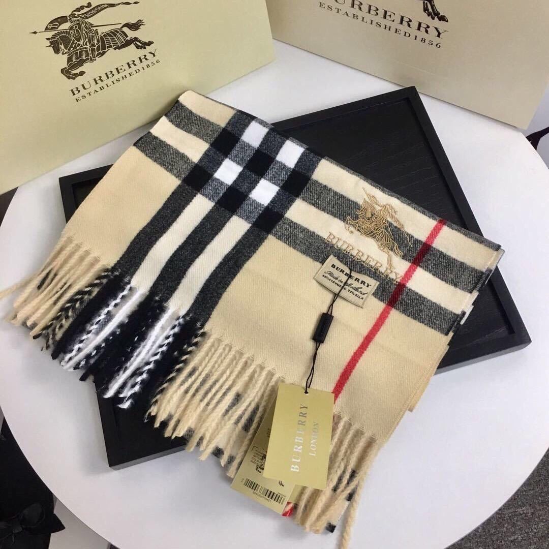【BURBERRY】（バーバリー）リバーシブルスカーフ 9色