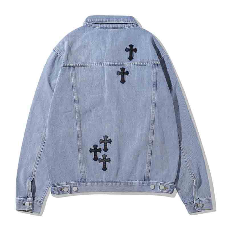 【Chrome Hearts】クロムハーツ 新しい刺繍デニムジャケット【即日出荷】