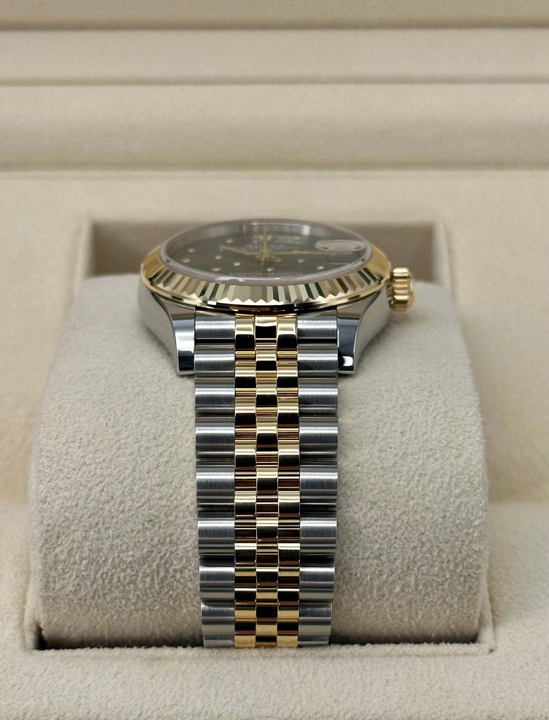 NEW 2024 ロレックス レディデイトジャスト 31mm 278273 ツートーンフローラルモチーフダイヤル