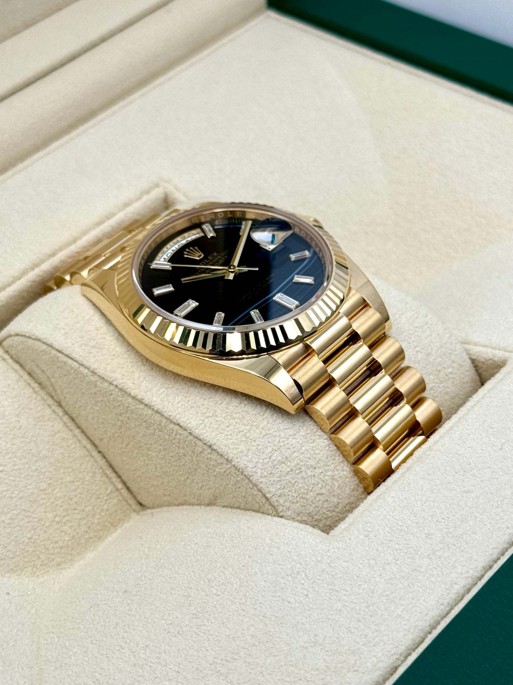 NEW ロレックス デイデイト 40mm 228238 ブラックオニキスダイヤダイヤル