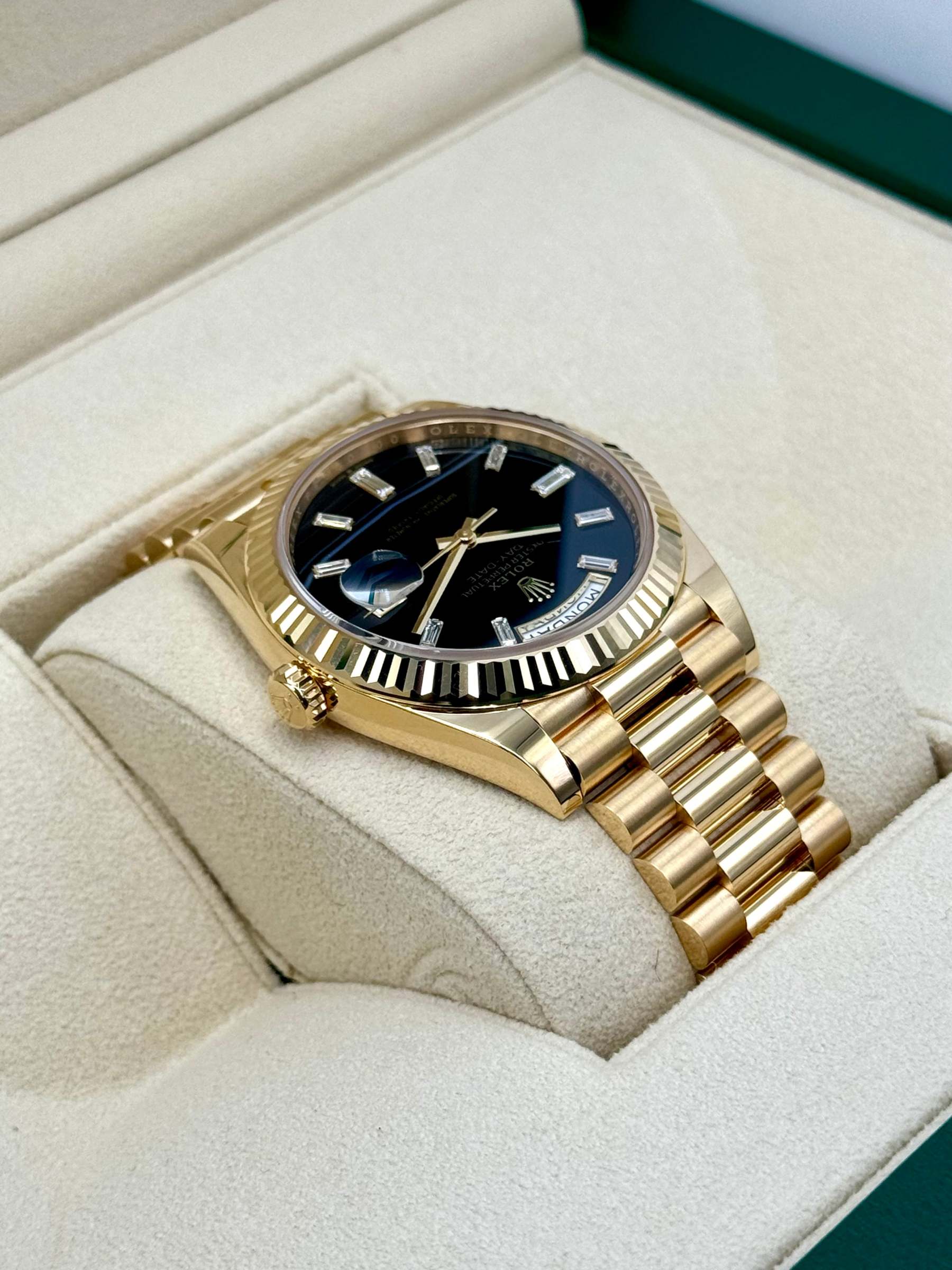 NEW ロレックス デイデイト 40mm 228238 ブラックオニキスダイヤダイヤル