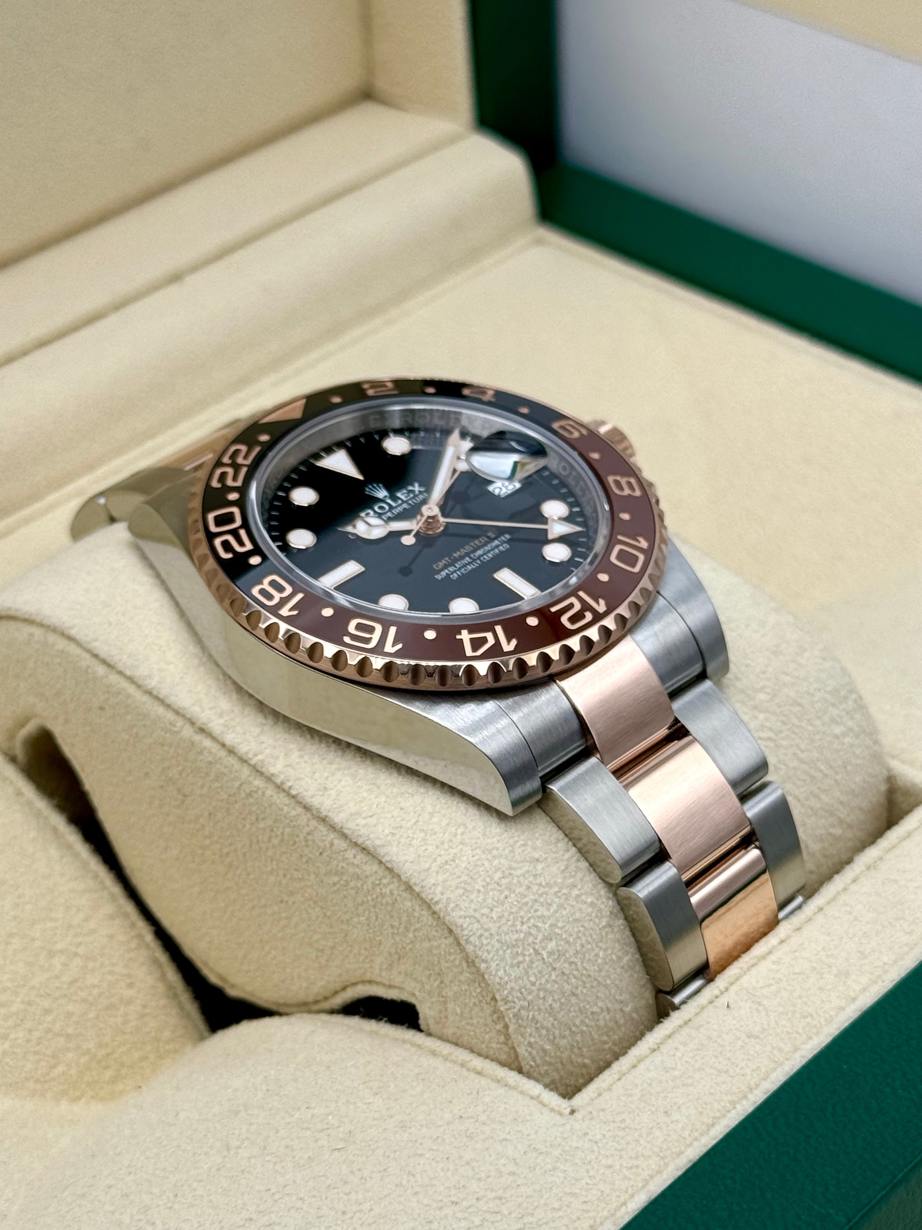 2022 ロレックス GMTマスターII 「ルートビア」 40mm 126711CHNR ツートーン