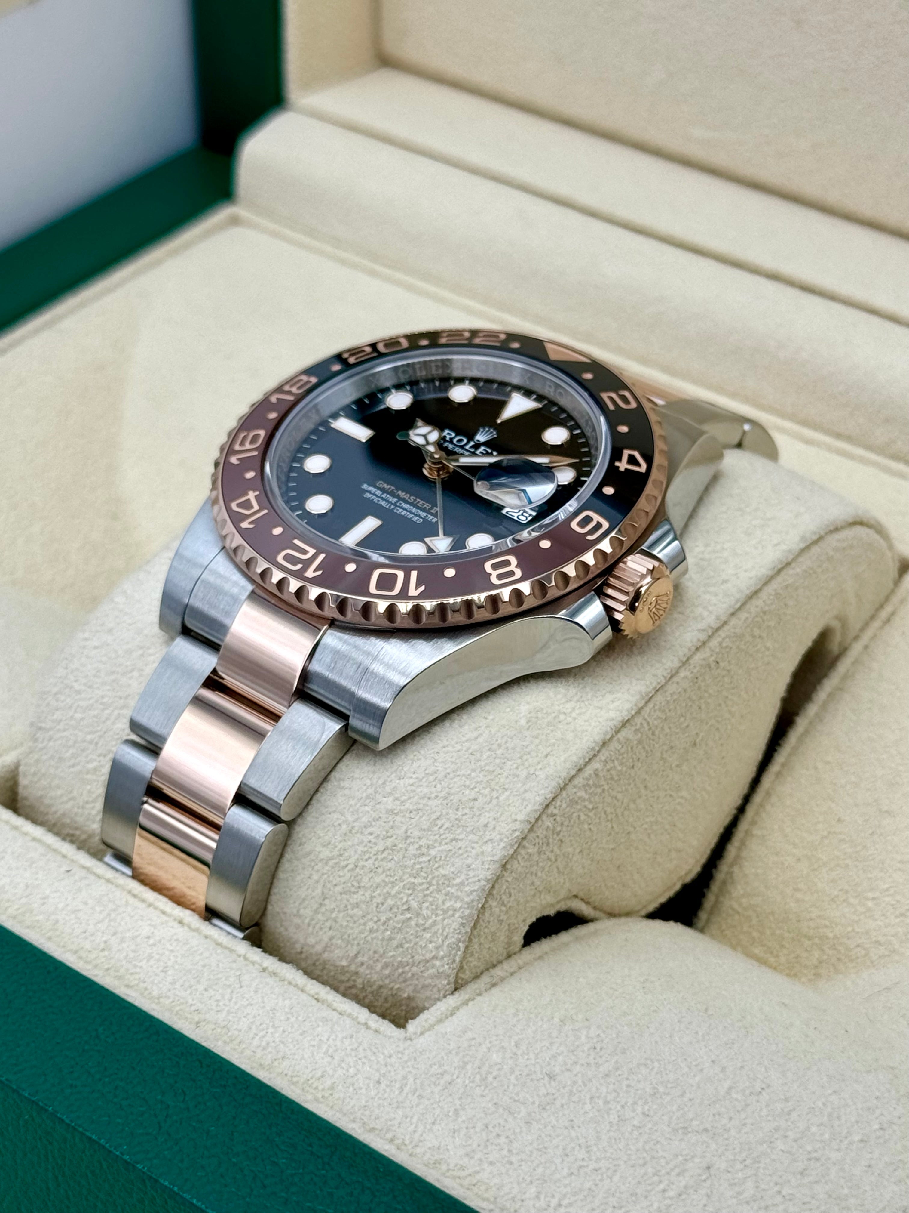 2022 ロレックス GMTマスターII 「ルートビア」 40mm 126711CHNR ツートーン