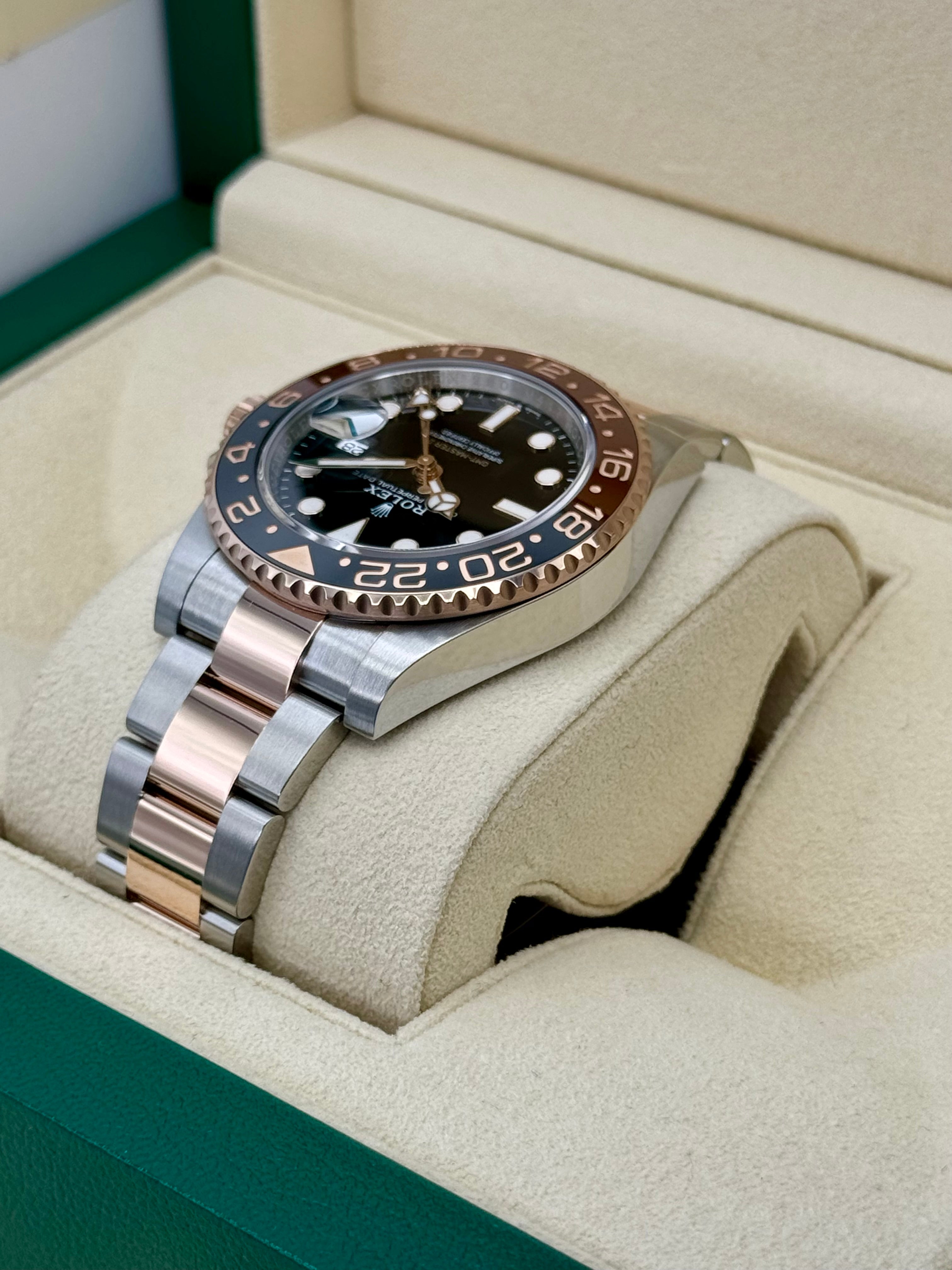 2022 ロレックス GMTマスターII 「ルートビア」 40mm 126711CHNR ツートーン