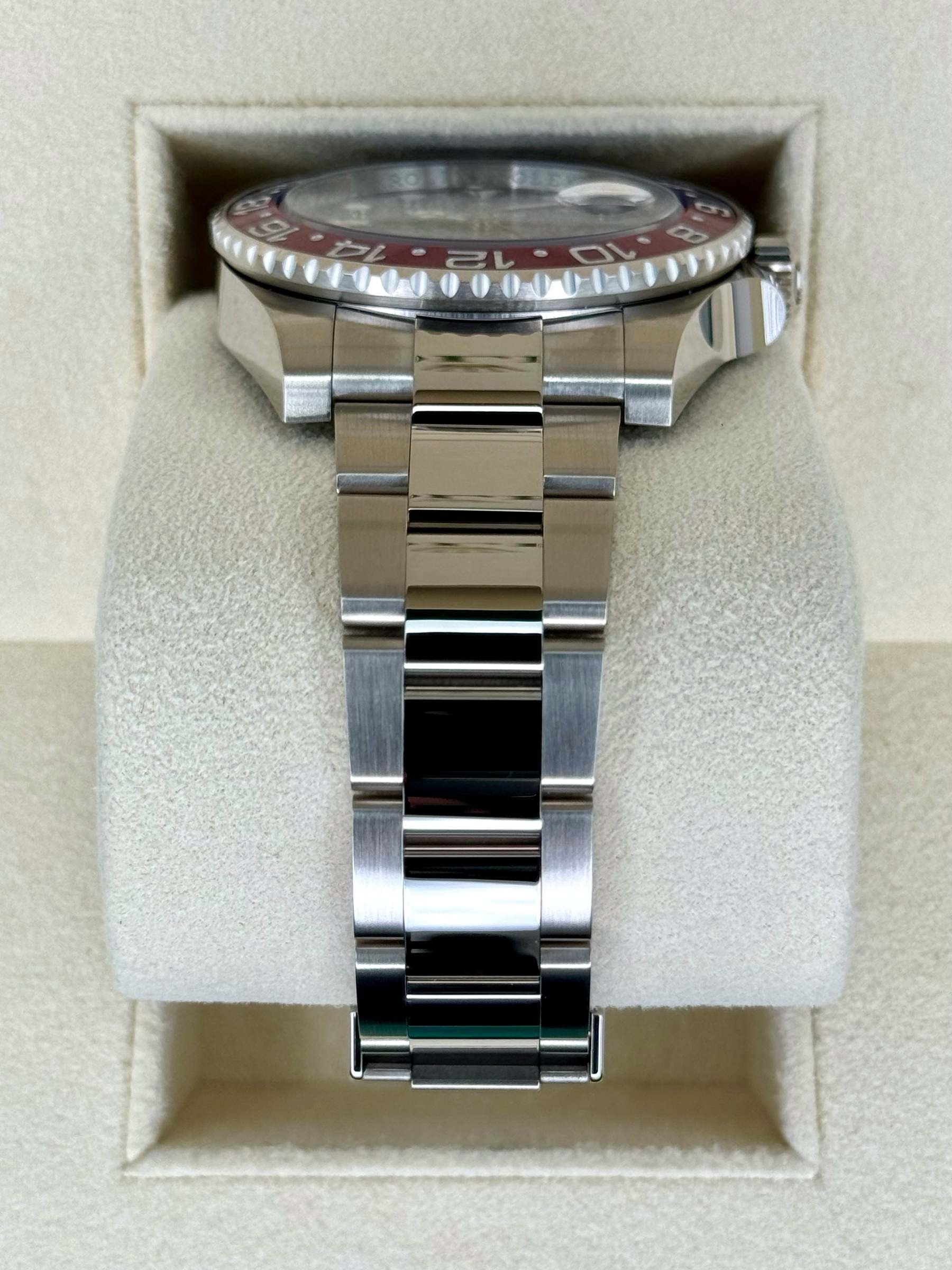 NEW 2024 ロレックス GMTマスターII 「ペプシ」 40mm 126719BLRO ホワイトゴールドブルーダイヤル