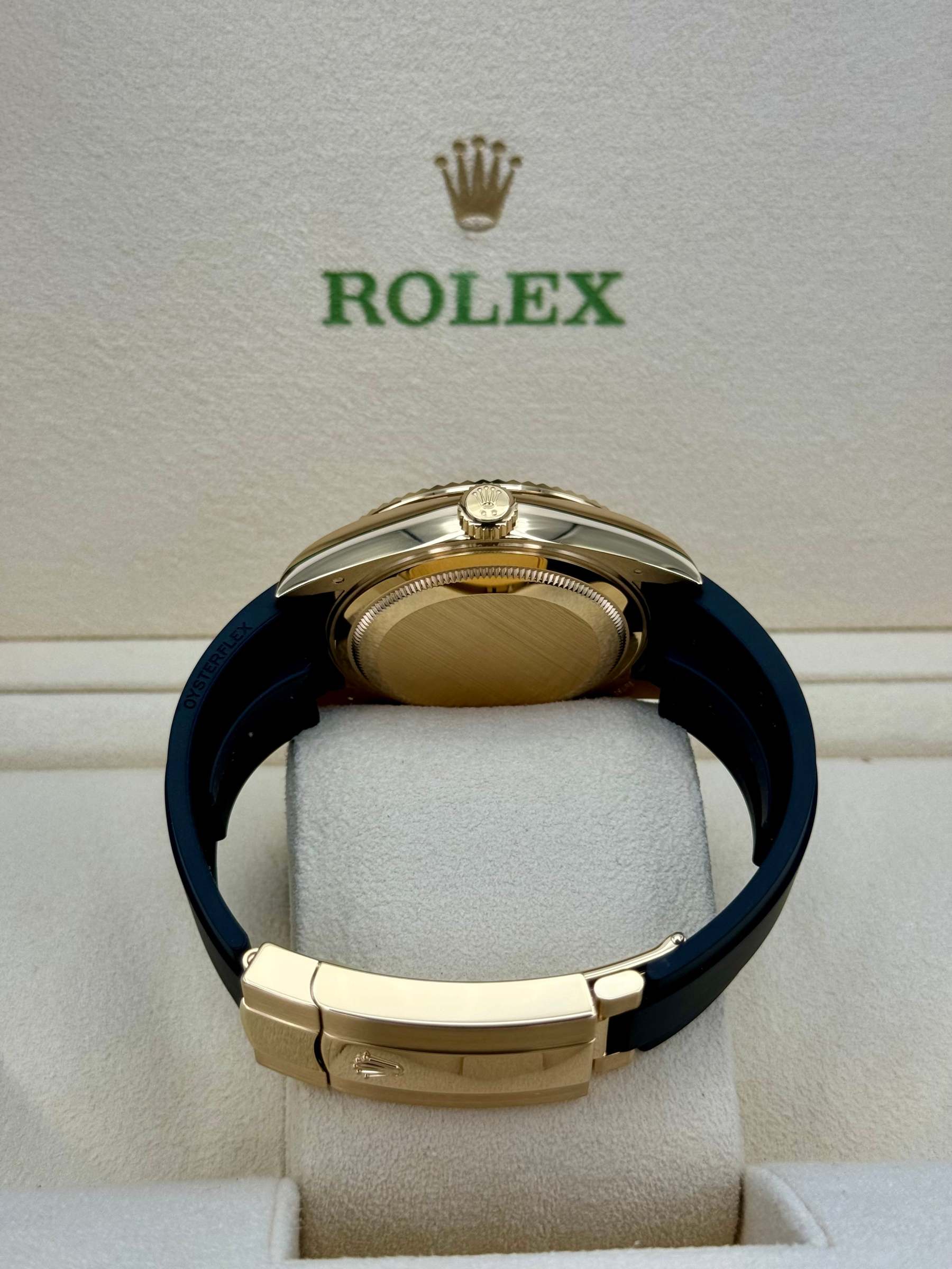 2024 ロレックス スカイドゥエラー 42mm 336238 イエローゴールド オイスターフレックス シャンパンダイヤル