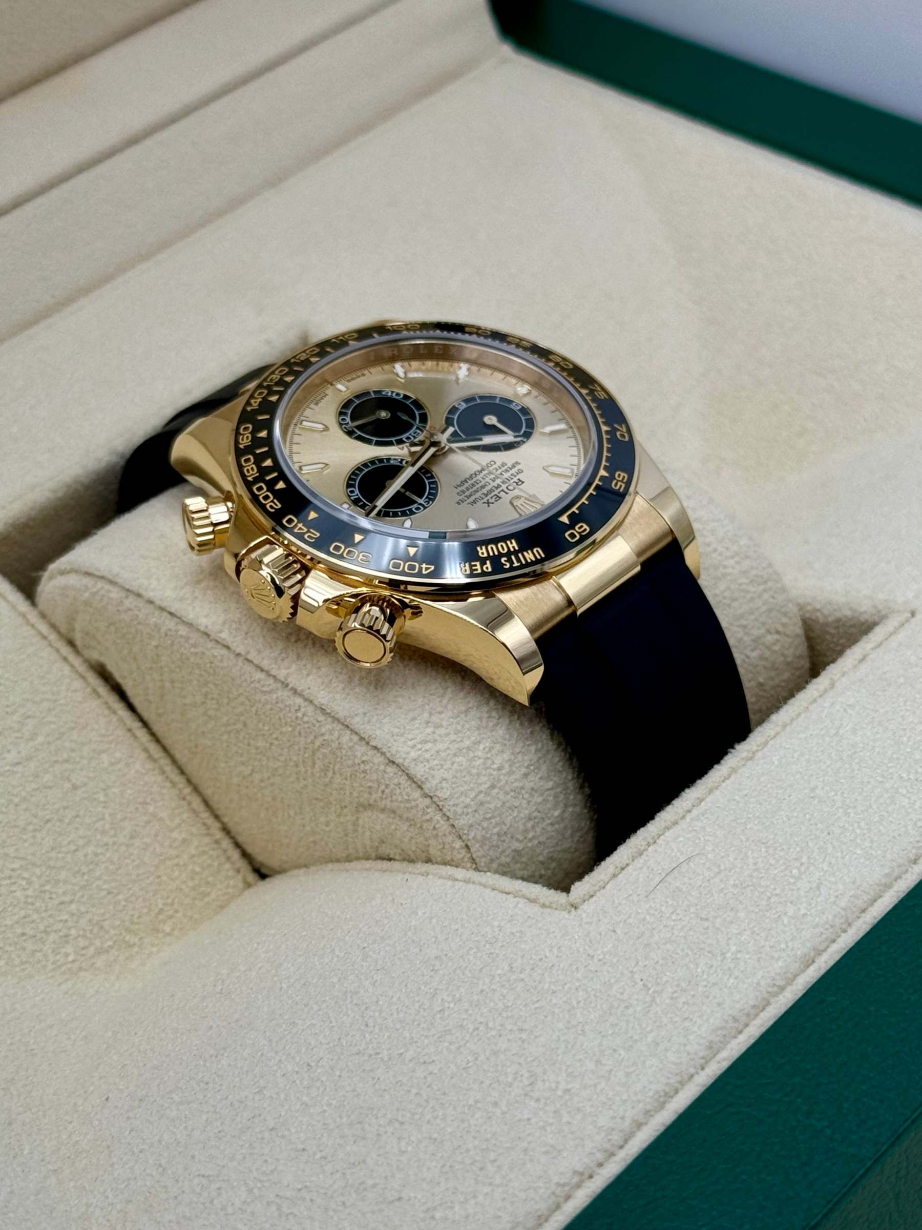 NEW 2024 ロレックス デイトナ 40mm 126518LN オイスターフレックス シャンパンダイヤル