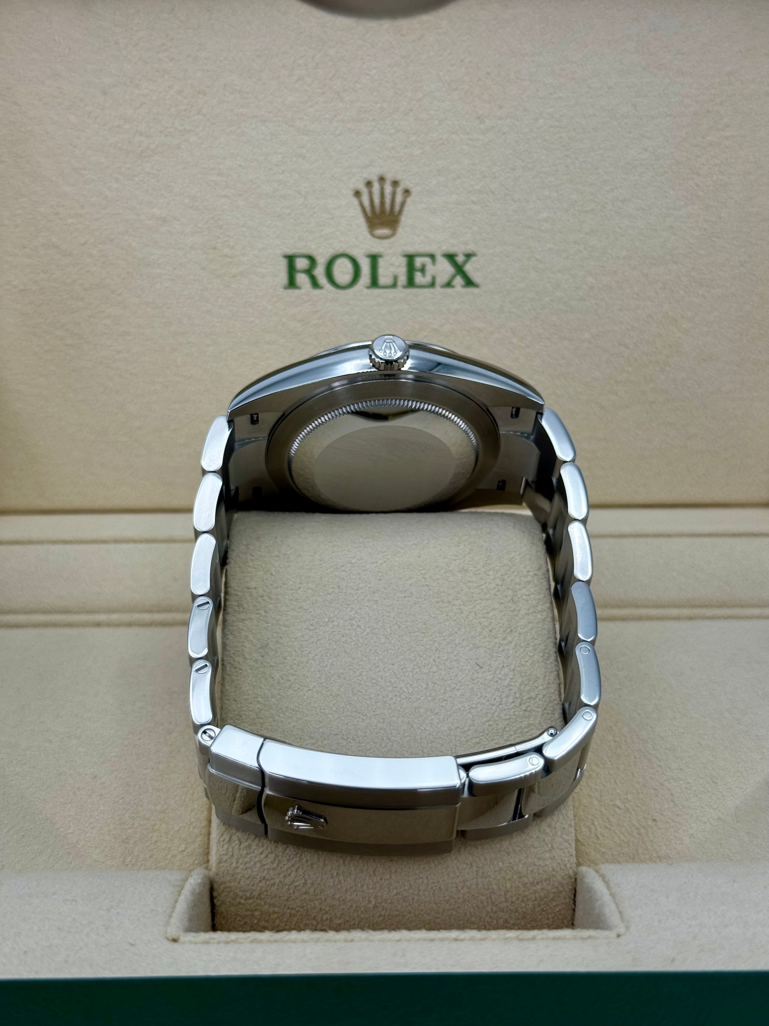 NEW 2024 ロレックス デイトジャスト 41mm 126300 オイスター ウィンブルドン ダイヤル