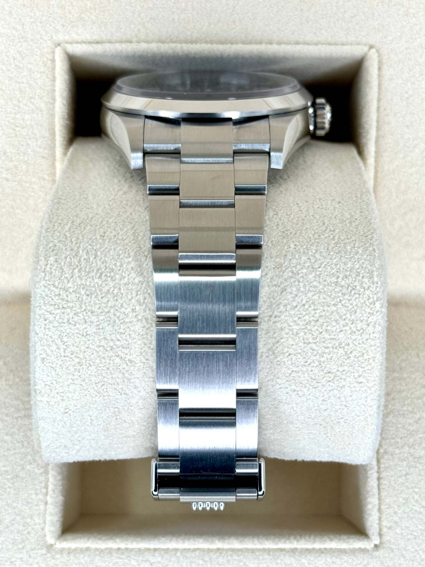 NEW 2024 Rolex Explorer 36mm 124270 ステンレススチール ブラックダイヤル