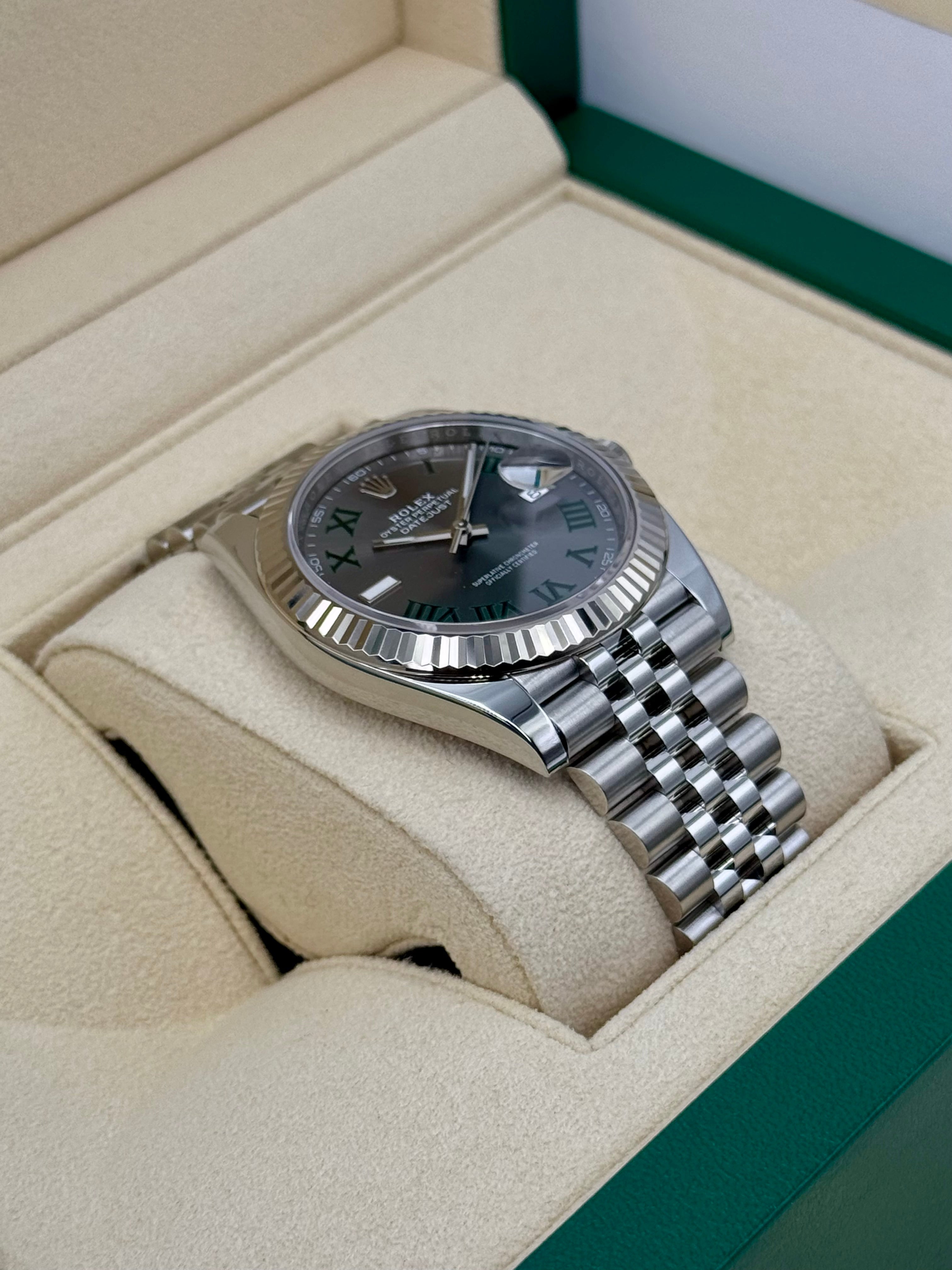 2024 ロレックス デイトジャスト 41mm 126334 ジュビリー ウィンブルドン ダイヤル
