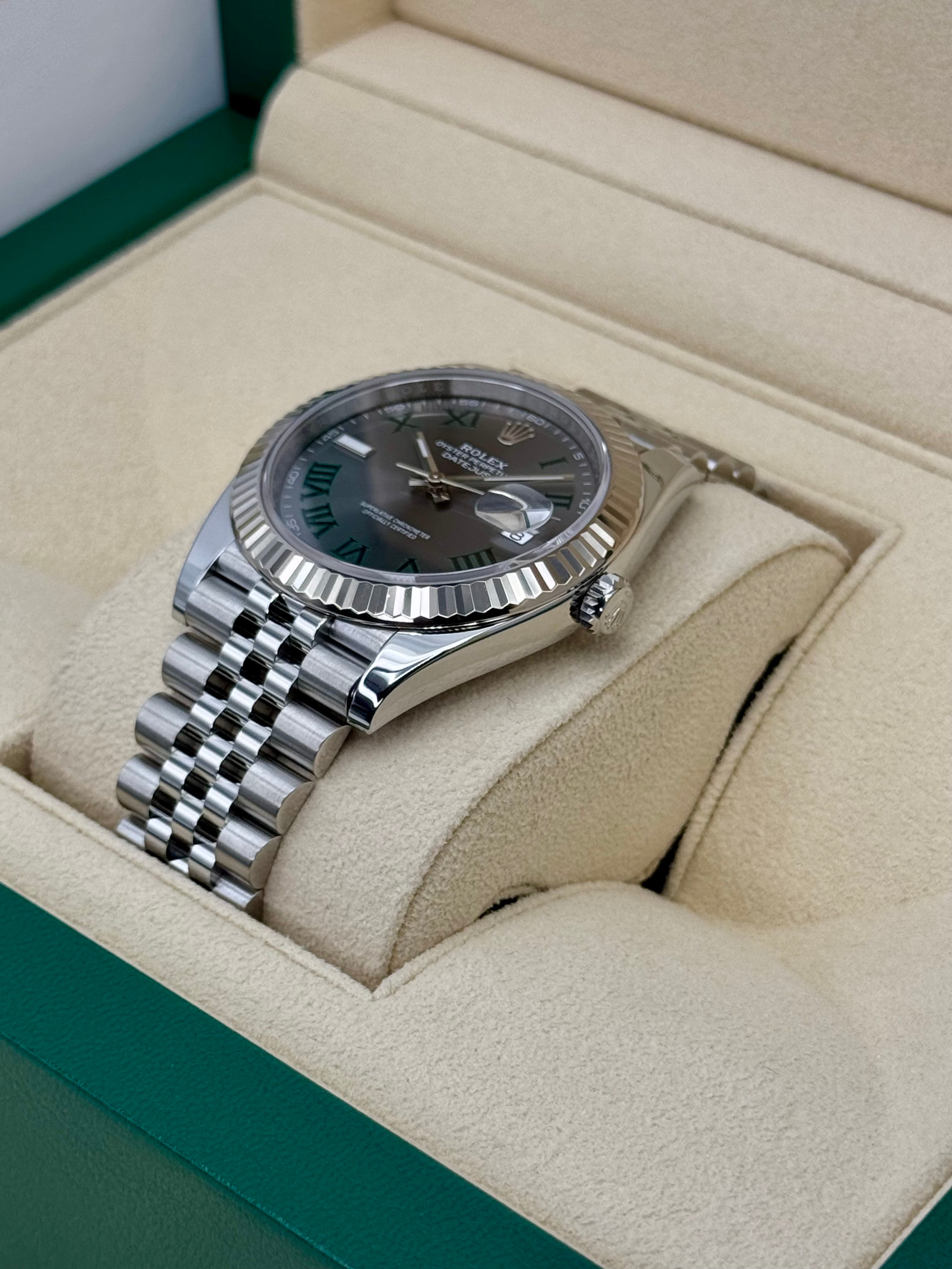 2024 ロレックス デイトジャスト 41mm 126334 ジュビリー ウィンブルドン ダイヤル