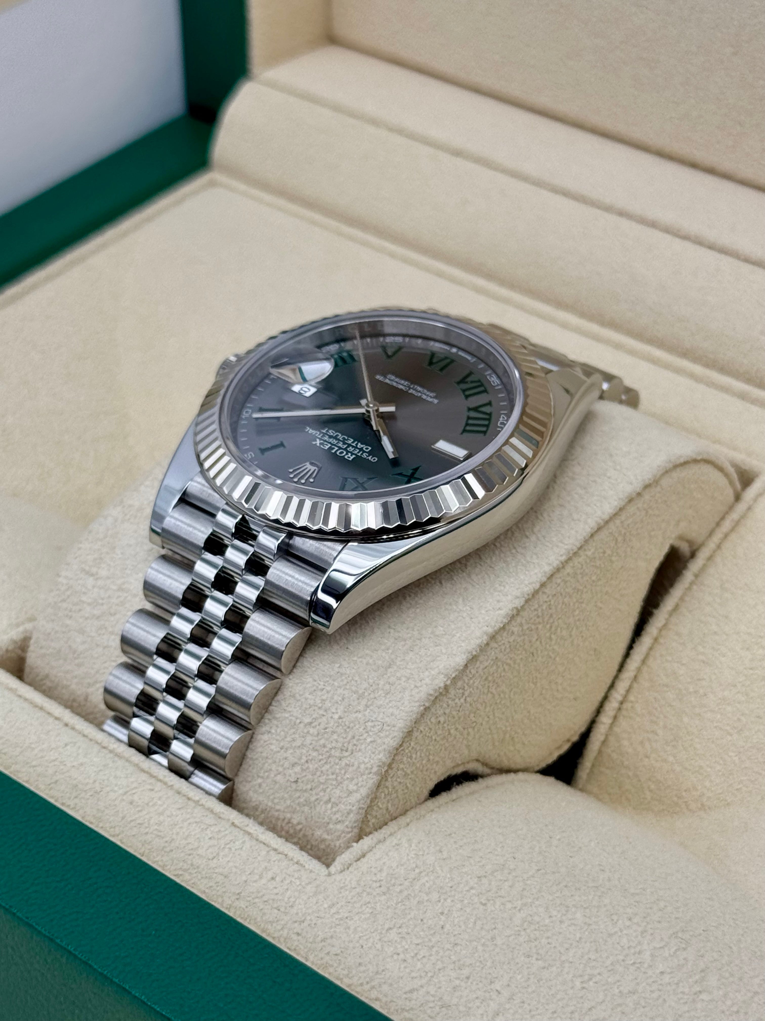 2024 ロレックス デイトジャスト 41mm 126334 ジュビリー ウィンブルドン ダイヤル