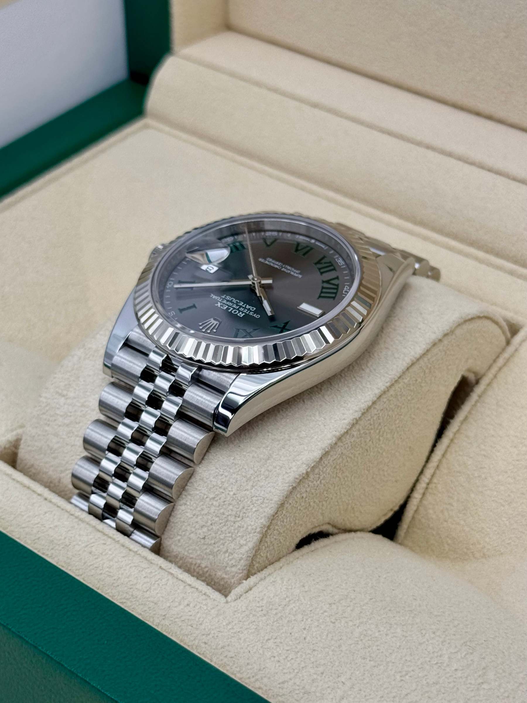 2024 ロレックス デイトジャスト 41mm 126334 ジュビリー ウィンブルドン ダイヤル