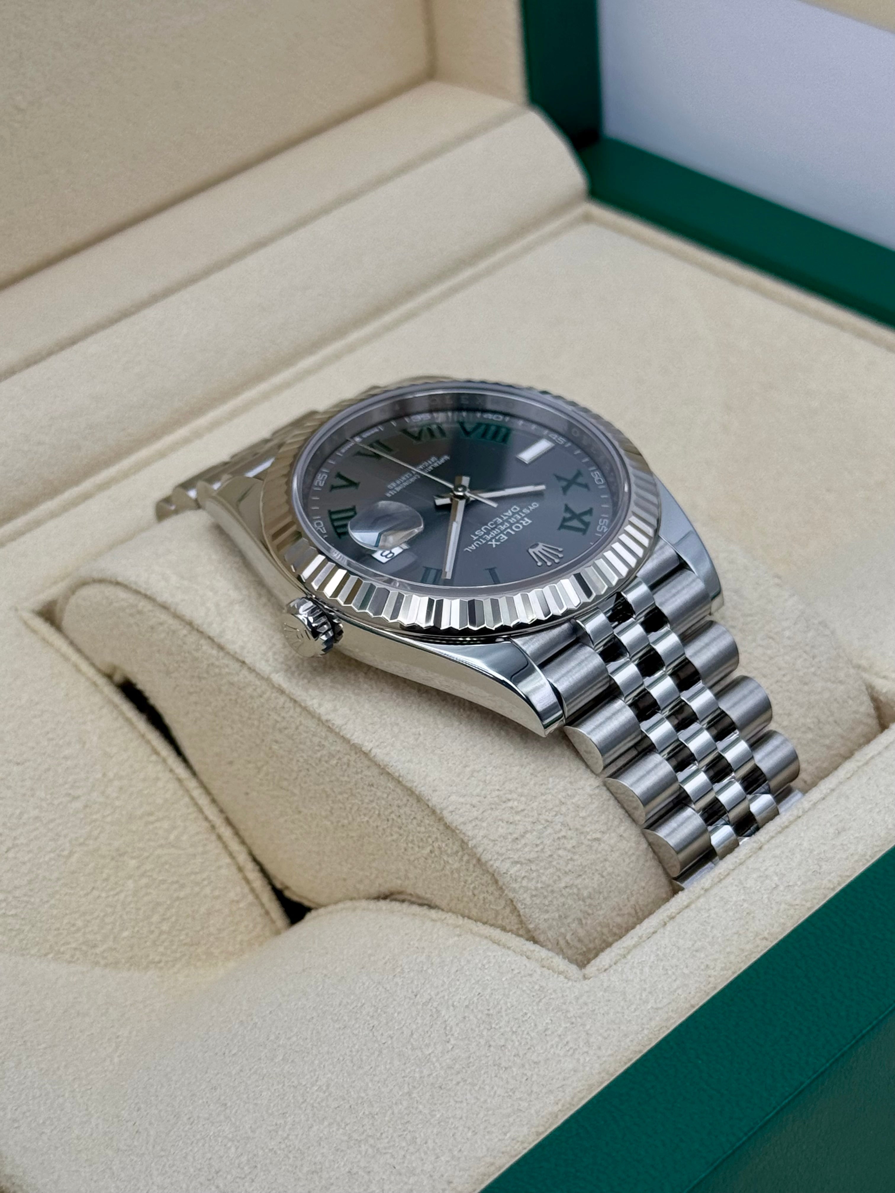 2024 ロレックス デイトジャスト 41mm 126334 ジュビリー ウィンブルドン ダイヤル