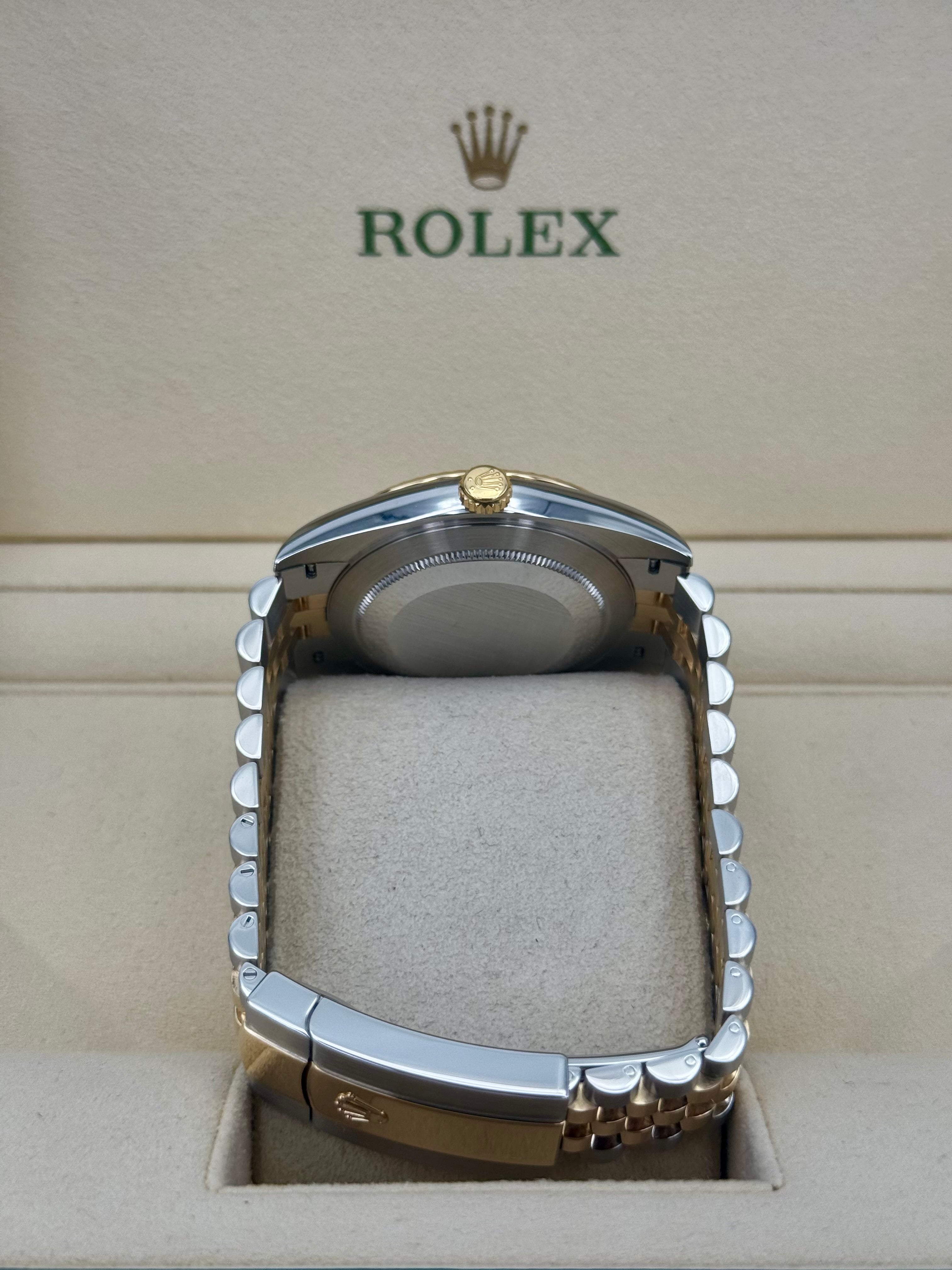 2022 ロレックス デイトジャスト 41mm 126333 ツートーンジュビリー ウィンブルドンダイヤル