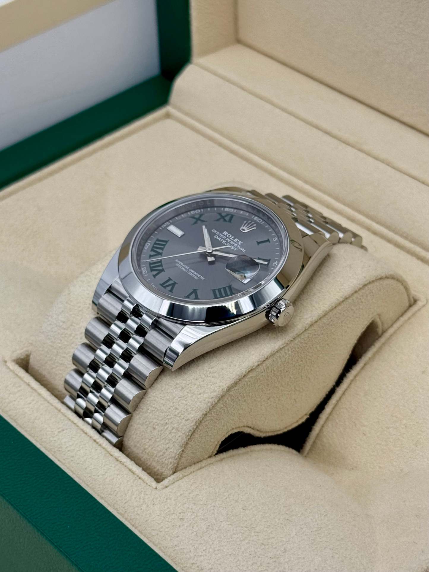NEW 2024 ロレックス デイトジャスト 41mm 126300 ジュビリー ウィンブルドン ダイヤル