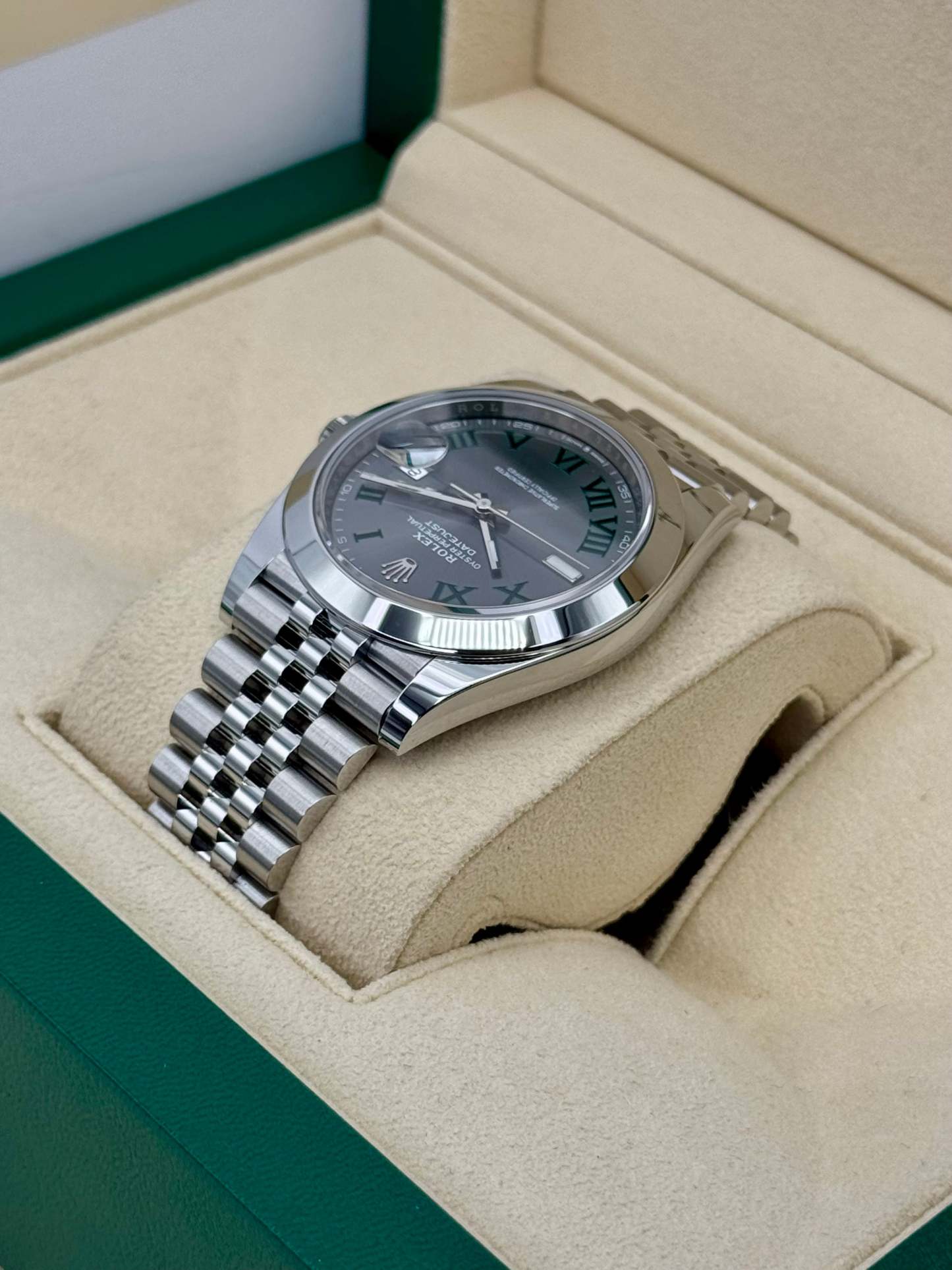 NEW 2024 ロレックス デイトジャスト 41mm 126300 ジュビリー ウィンブルドン ダイヤル