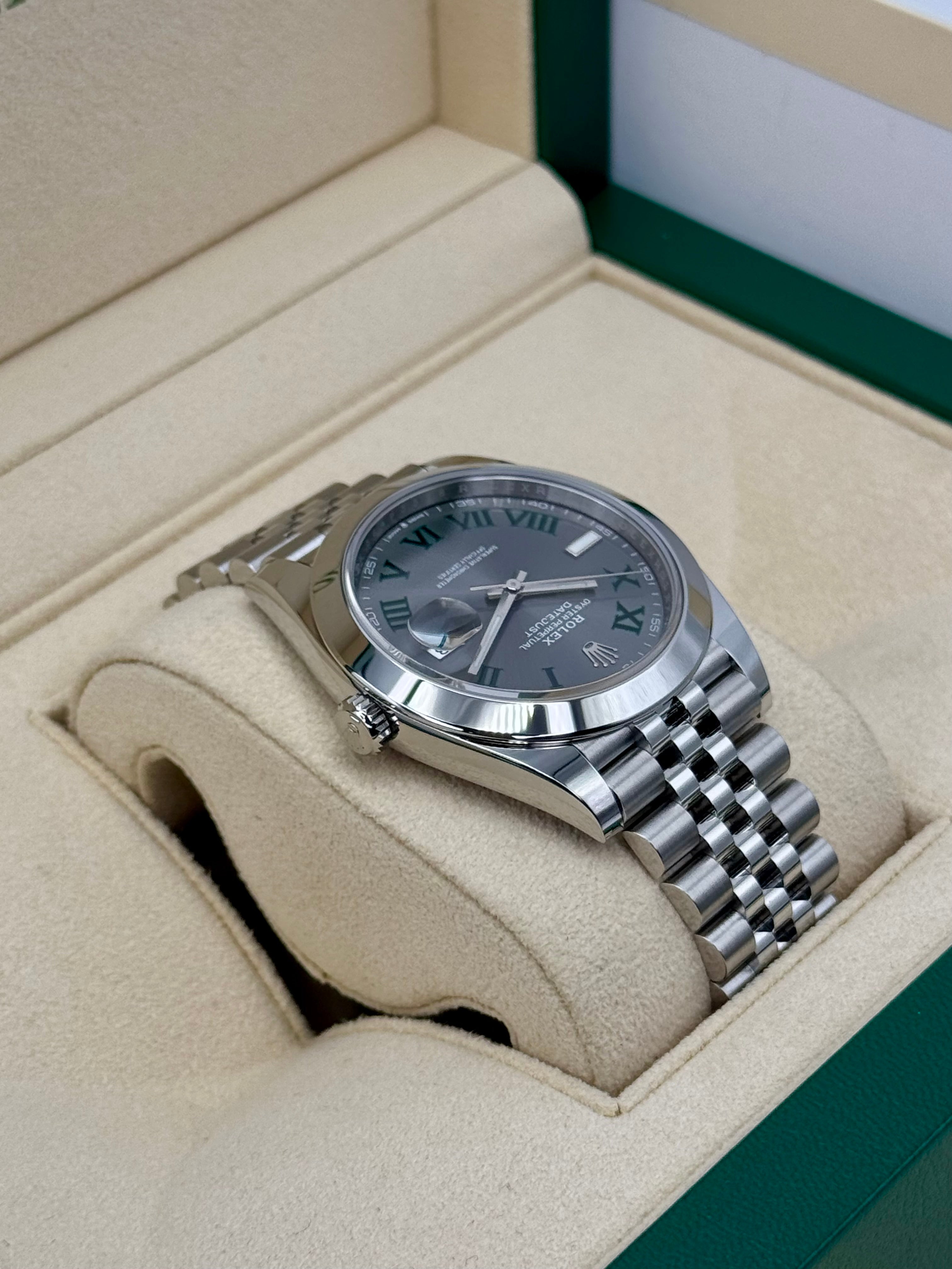 NEW 2024 ロレックス デイトジャスト 41mm 126300 ジュビリー ウィンブルドン ダイヤル